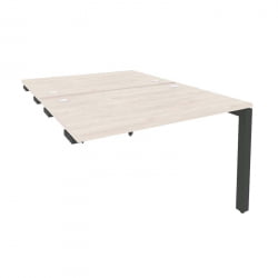 Стол-приставка двойной на П-образном м/к к опорным элем. ONIX O.MP-D.SPR-2.8 Денвер Светлый/Антрацит