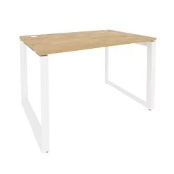 Стол рабочий на О-образном м/к ONIX O.MO-SP-2.8 Тиквуд Светлый/Белый