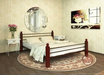 Кровать Милана Lux plus 1800х1900 Коричневая
