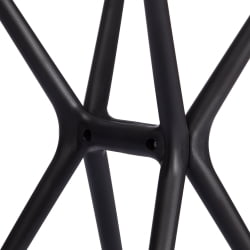 Стеклянный журнальный стол PARNAVAZ (mod. 29) пластик/стекло, 60 x 60 x 70,5 см, Black (черный) 05