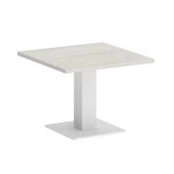 Стол журнальный квадратный HOME OFFICE VR.SP-5-60.2G Дуб Наварра/Белый металл