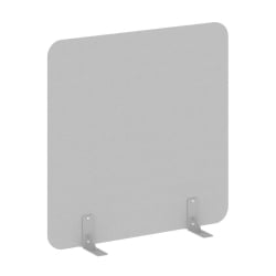 Перегородки на металлических опорах на фетровых подпятниках R-line DP.F-120-120 Серый