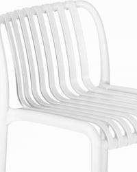 Стул полубарный DOBRIN CHLOE (белый) 4 шт