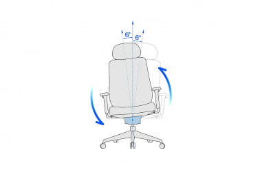 Кресло руководителя АРИЕС СЕРО-ЗЕЛ/ЧЕРНЫЙ / ARIES