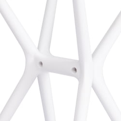 Стеклянный журнальный стол PARNAVAZ (mod. 29) пластик/стекло, 60 x 60 x 70,5 см, White (белый) 11954
