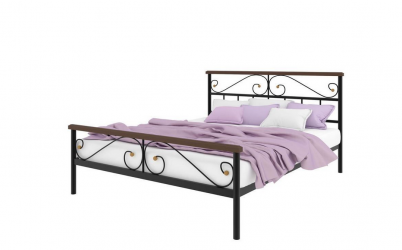 Кровать Эсмеральда plus 1600х1900 Черная