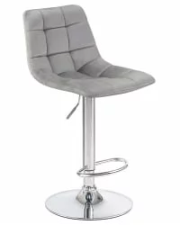 Стул барный DOBRIN TAILOR Серый велюр MJ9-75