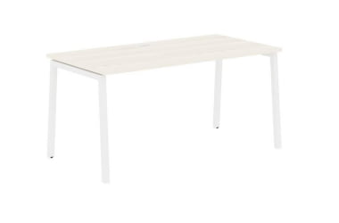 Стол письменный ЕДИС ЕЛСТ 1580 Ясень Траун Белый / EDIS ELST