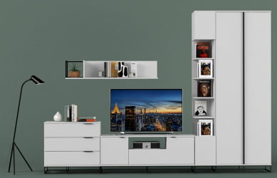 Полка City большая белый