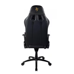 Геймерское кресло Arozzi Verona Signature Black PU Gold Logo
