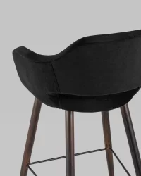 Стул барный Саймон Б велюр Черный