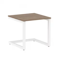 Журнальный стол HOME OFFICE VR.SP-2-58.G Дуб Аризона/Белый металл