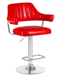 Стул барный DOBRIN CHARLY (красный крокодил) 2 шт