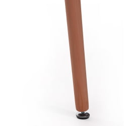 Обеденный стол JOHN (mod. T1003) МДФ/дерево, 80 х 80 х 75 см , Black (черный)/ Natural (натуральный)