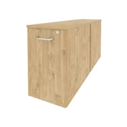 Тумба двойная низкая выдвижная приставная / опорная ОНИКС О.ВТПО-2.8 Тиквуд Светлый / ONIX O.VTPO-2.8