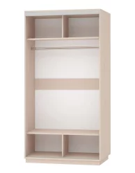 Шкаф-купе двухдверный Экспресс Хит Элемент 1200x2200h Дуб молочный