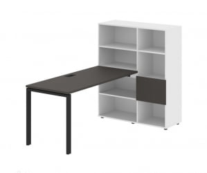 Рабочая станция EDIS EURST 1115 Мокко Черный Белый