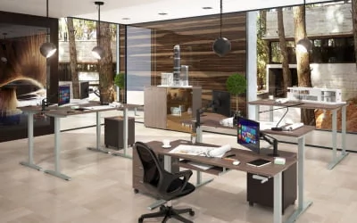 Комплект мебели для персонала Xten Up 01 Дуб Сонома