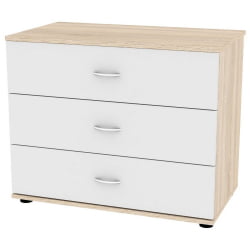 Комод Алиса(K4)657х801х459ручкаскоба96мм(ДСС-Белый)