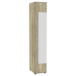 Шкаф распашный Алиса(H1_M)2230х400х540ручкаскоба96мм(ДКМ)