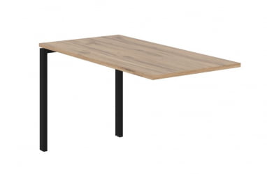 Брифинг-приставка EDIS EUB 1367 Дуб Денвер светлый Черный