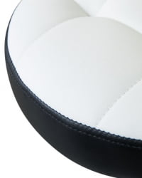 Табурет барный ДОБРИН БРУНО (бело-черный) 2 шт / DOBRIN BRUNO