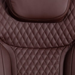 Кресло офисное Trust (max) кож/зам, коричневый/коричневый стеганный/коричневый, 36-36/36-36/6/36-36/06