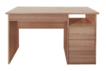 Стол письменный с тумбой Студент 2 ясень шимо темный