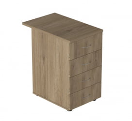 Тумба приставная с замком Р.Т-4.2 ЗЦ Ясень светлый