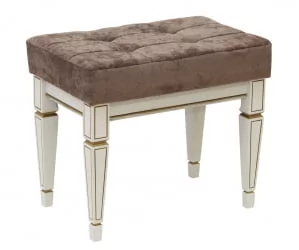 Банкетка Васко В 97Н белый ясень/золото