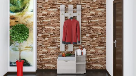 Прихожая Мила Ясень Шимо светлый_78489