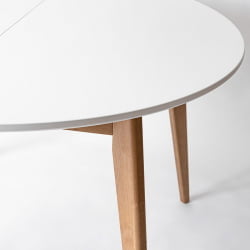 Стол обеденный Орион Plus 100x100 Морилка Дуб натуральный Морилка Орех