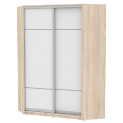 Шкаф-купе YA-198х1250-3(ДСС-Белый-D4D4)