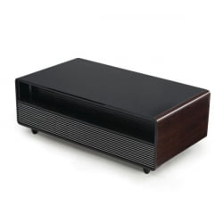 Журнальный стол EUREKA TB135, Walnut+Black