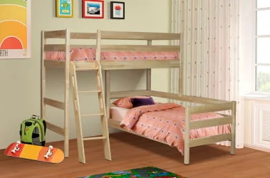 Кровать двухъярусная 800 (массив) В 2-4