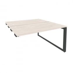 Стол-приставка двойной на О-образном м/к к опорым элем. ONIX O.MO-D.SPR-3.7 Денвер Светлый/Антрацит