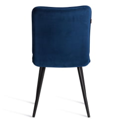 Металлический стул Бари ЛТ, велюр, Блуе (синий), 41х55х89 см / Bari LT, Blue