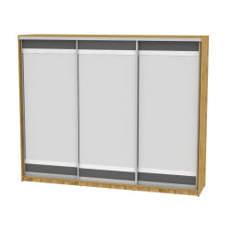 Шкаф-купе B-220х270х60-1(ДВ-Графит-D10D10D10)