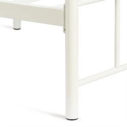Односпальная кровать ROWENTA (mod. 9177) металл, 90*200 см (Single bed), White (белый)