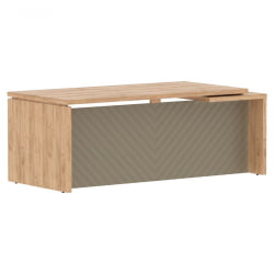 Стол руководителя левый Torr LUX TLCT 209 L Дуб Бофорд Капучино