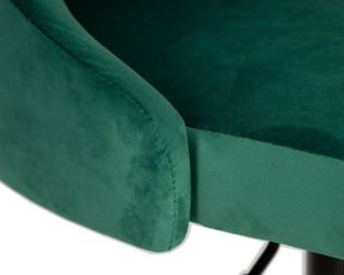 Стул барный DOBRIN JOSEPH BLACK (зеленый велюр (MJ9-88)) 2 шт