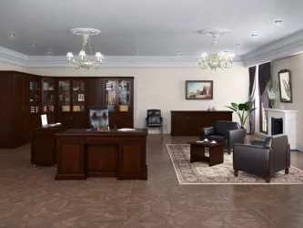 Стол руководителя MINISTRY MNS2960602 Южный орех