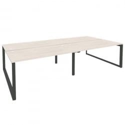 Рабочая станция на О-образном м/к ОНИКС О.МО-Д.РС-4.4.8 Денвер Светлый/Антрацит / ONIX O.MO-D.RS-4.4.8