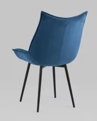 Стул обеденный Осло велюр Синий
