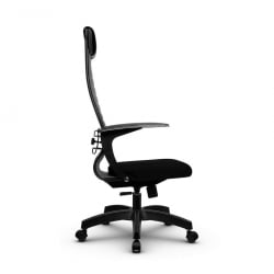 Кресло офисное МЕТТА B 1b 21/U158, Основание 17831 Комплект 1 Светло-серое Черное