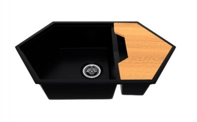 Разделочная доска Kit Kraken CREEK-2 массив бука дерево 450*283*25 78169