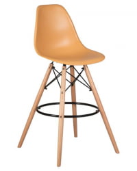 Стул барный DOBRIN DSW BAR (ножки светлый бук, цвет персиковый (NX-Y-06)) 2 шт