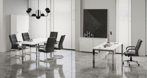 Брифинг-приставка на О-образном м/к ONIX DIRECT LUX M-O.MO-BR-7 Белый бриллиант