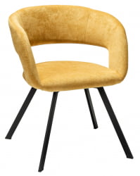 Кресло Hugs желтый/Арки