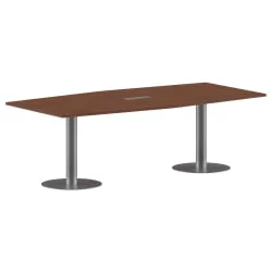 Конференц-стол на 6-8 человек IMAGO ПРГ-4 Орех Французский-алюминий